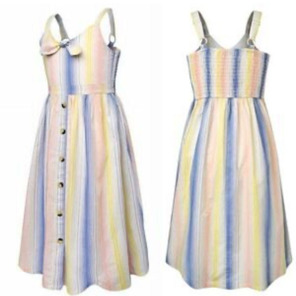 NWT - Charming Multicolor Striped Kids Dress
